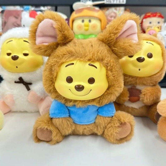 Winnie-The-Pooh Collection Naughty Team Vinyl Plush Pendant Surprise Bling Box
