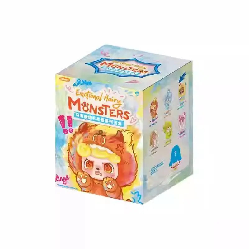 Q.kid Emotional Hairy Monsters Series Pendant Blind Box