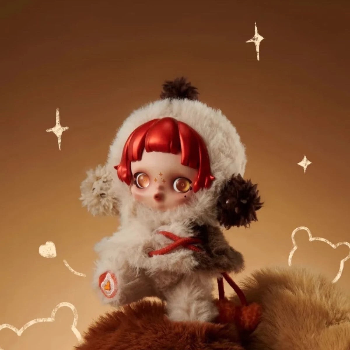 SKULLPANDA V1 Winter Symphony Series Plush