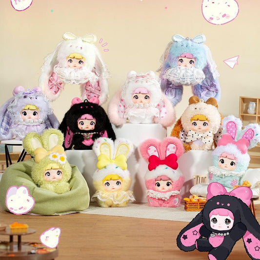 Nommi V8 Nommi Baby Sweetheart Bunny Series Plush Figure Blind Box