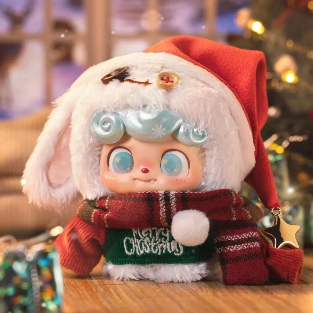 Q.Kid Merry Christmas Plush Series Hanging Card
