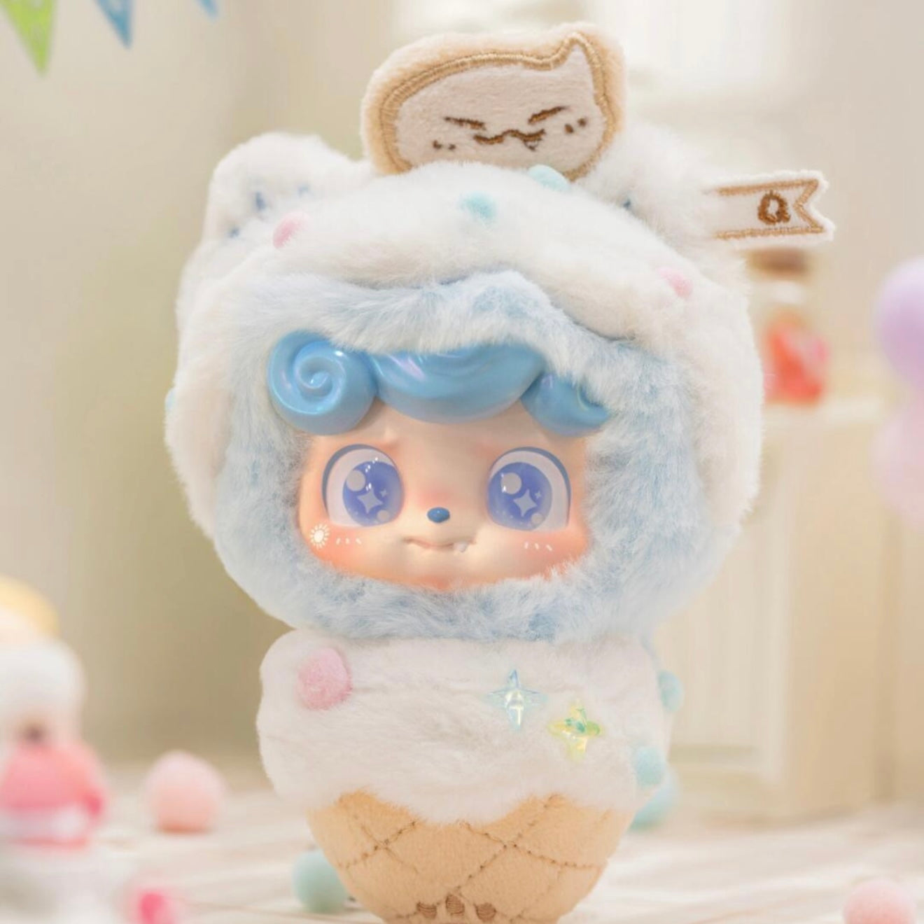 Q.Kid Gelato Beast Plush Series Hanging Card