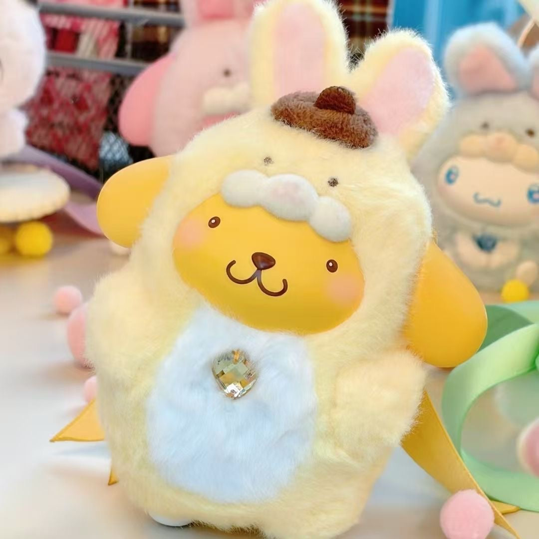 Sanrio Characters Diamond Bunny Baby Series Plush Figures Blind Box