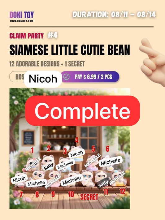 [Claim Party] Siamese Little Cutie Bean CP4