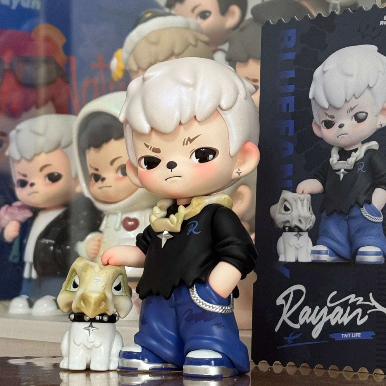 BOY RAYAN Blue Fantasy Collector Hanging Card Series