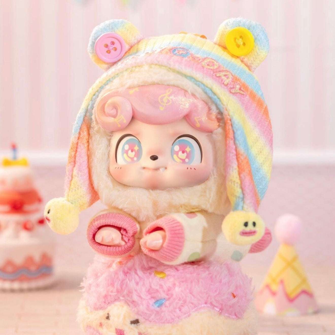 Q.Kid Birthday is Coming Happy Q.Day Plush Series Hanging Card