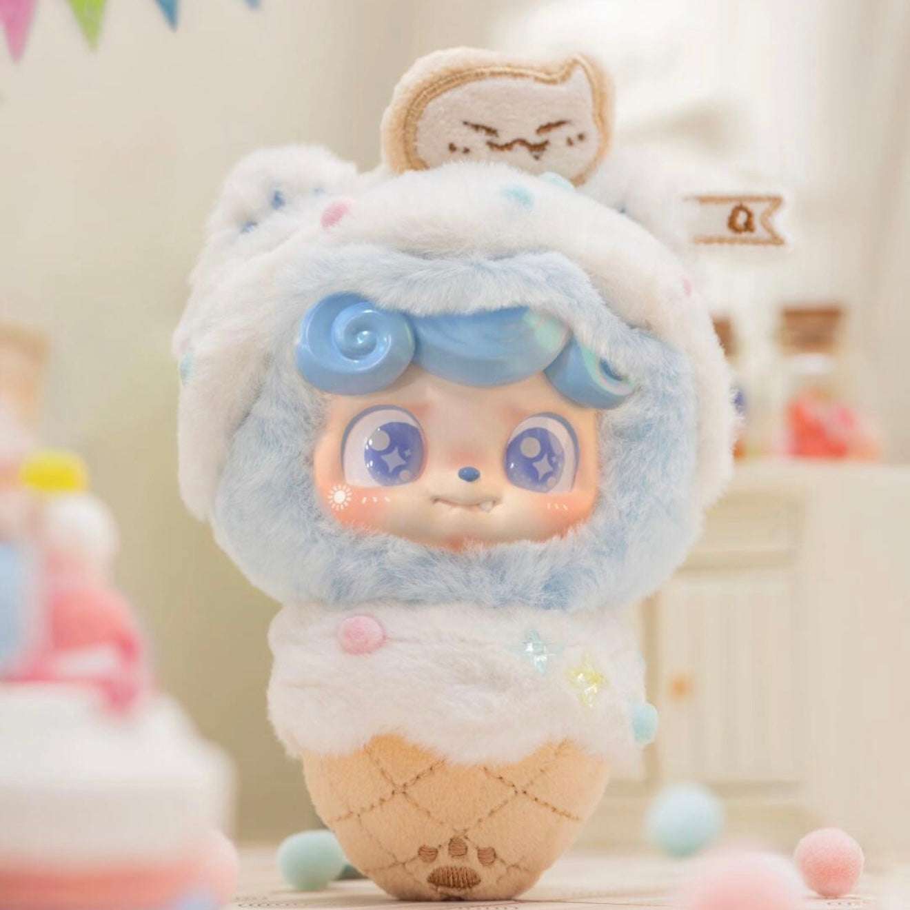 Q.Kid Gelato Beast Plush Series Hanging Card