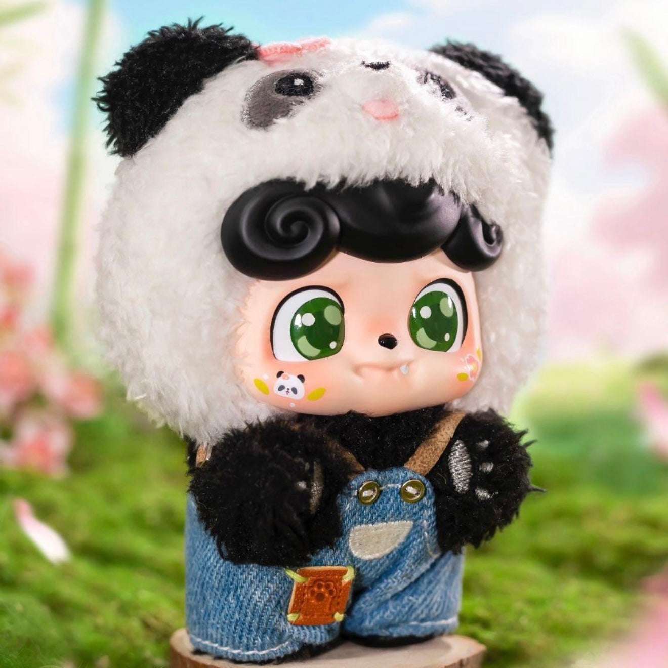 Q.Kid HUAHUA PANDA Plush Series Hanging Card