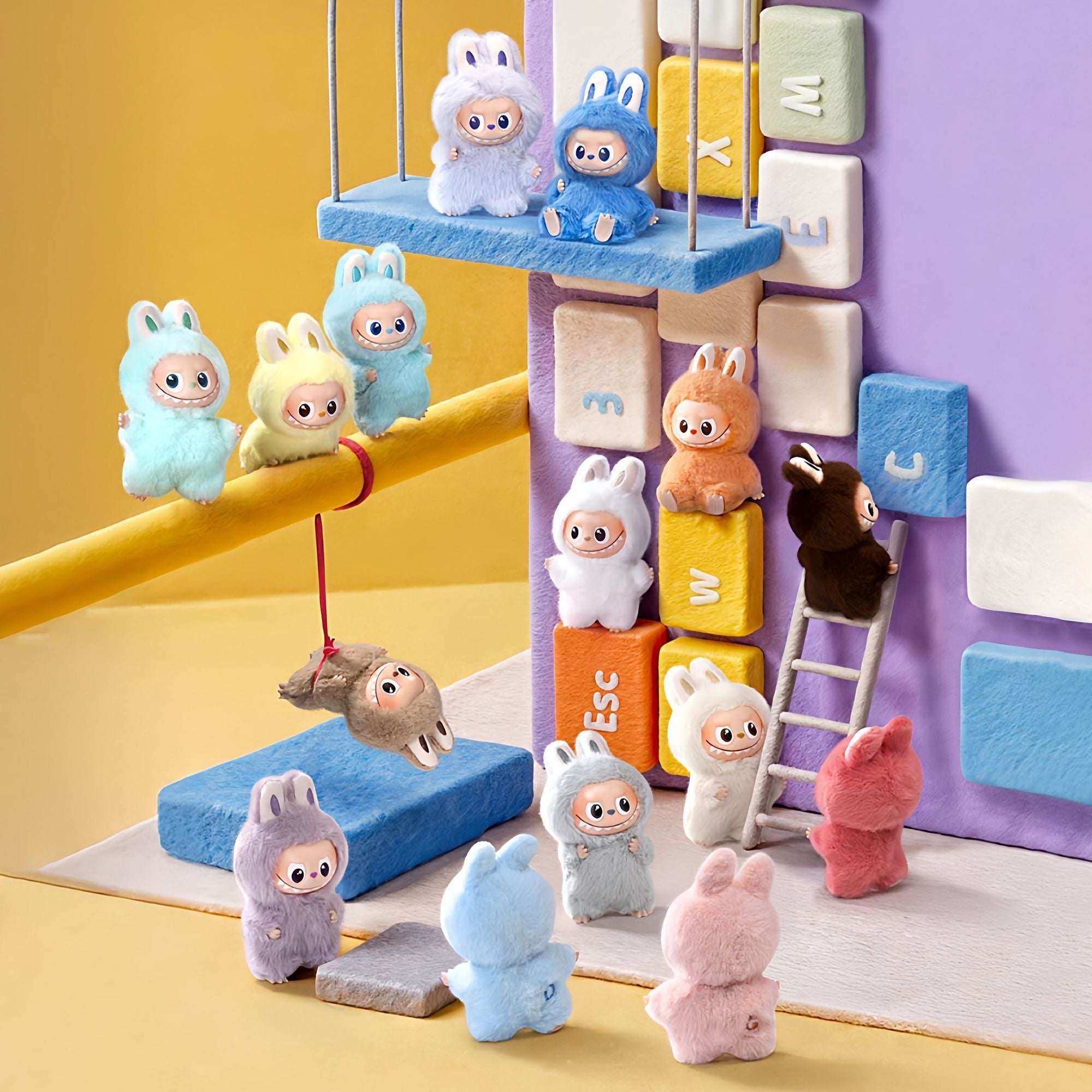 THE MONSTERS LABUBU Pin for Love Series Plush Pendant Blind Box