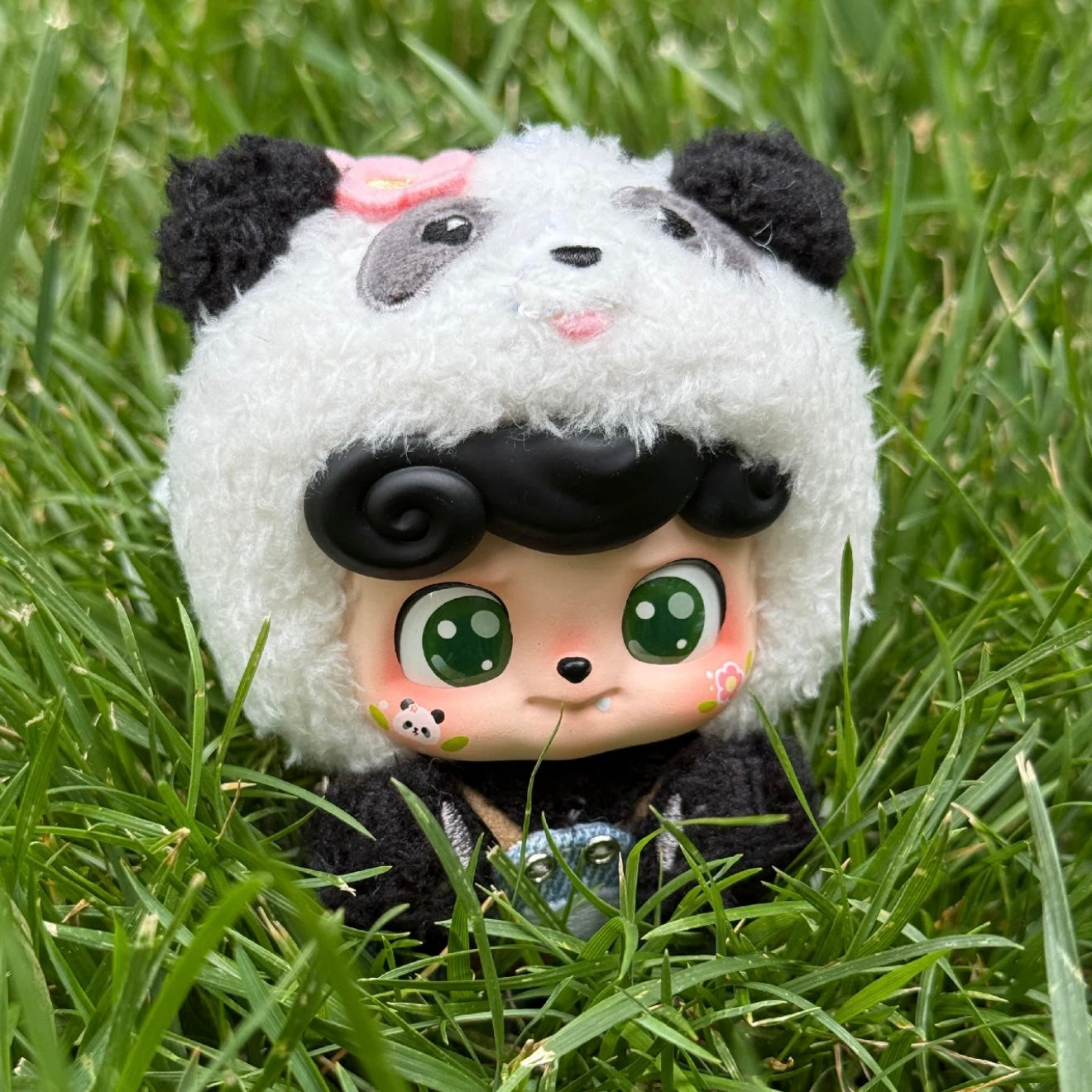 Q.Kid HUAHUA PANDA Plush Series Hanging Card