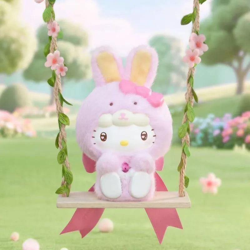 Sanrio Characters Diamond Bunny Baby Series Plush Figures Blind Box