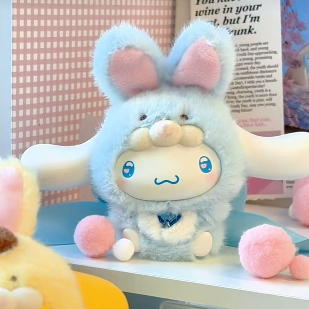 Sanrio Characters Diamond Bunny Baby Series Plush Figures Blind Box