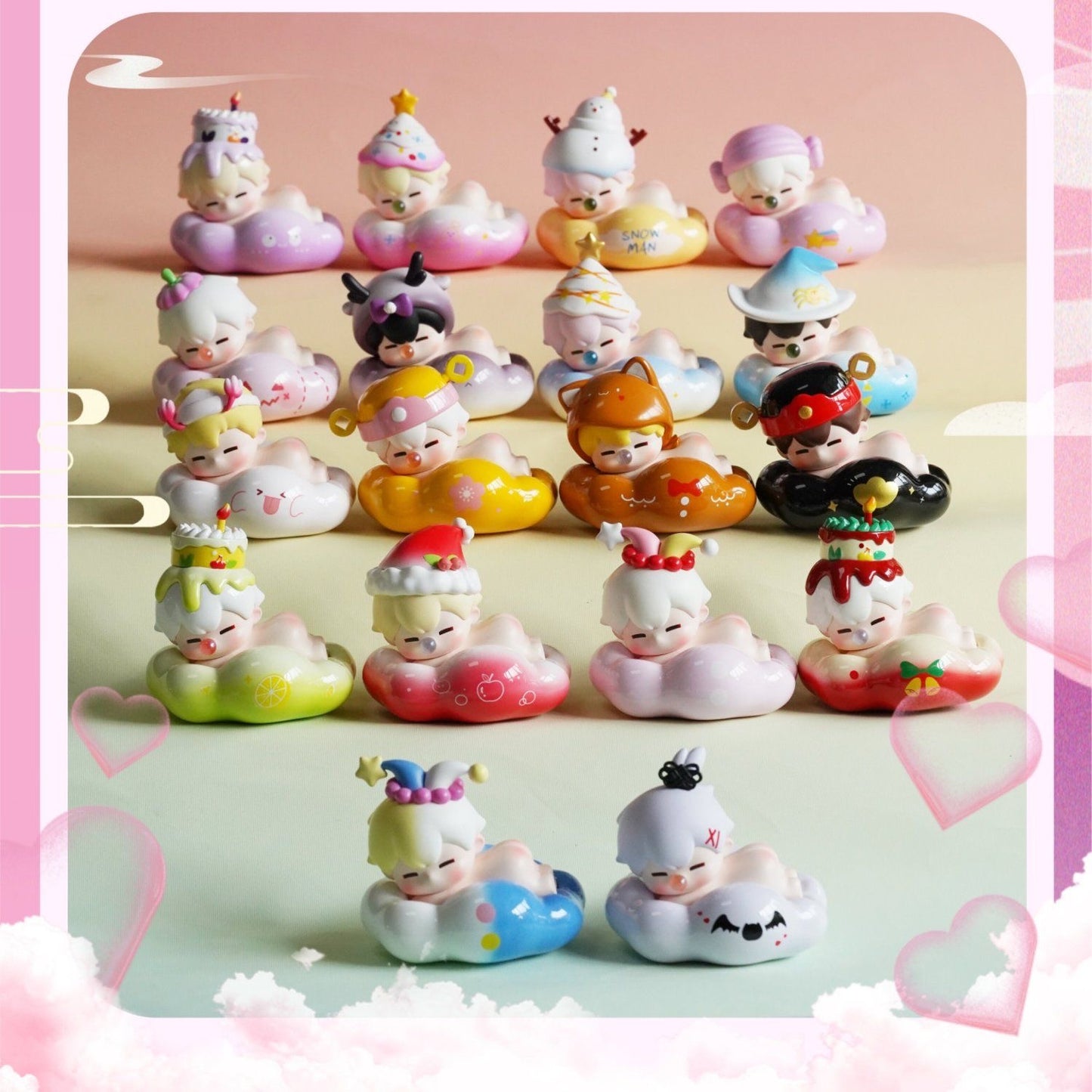 PEDUDU Cloud Party-Colorful World Series Blind Box