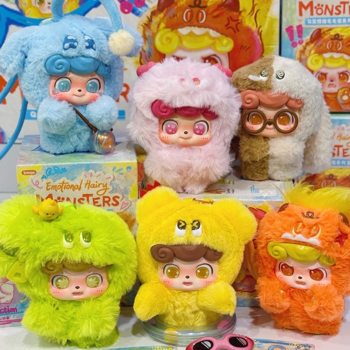 Q.kid Emotional Hairy Monsters Series Pendant Blind Box