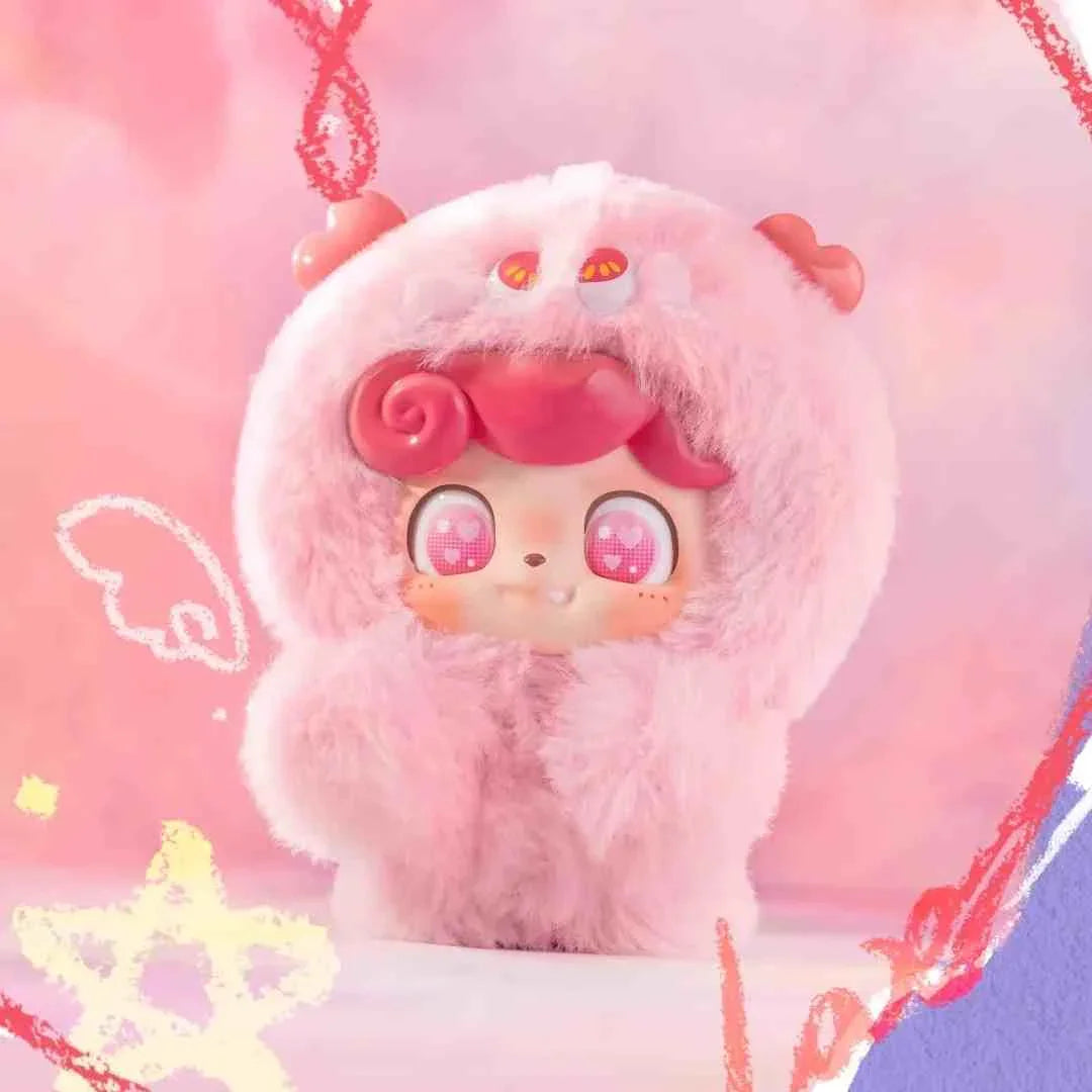 Q.kid Emotional Hairy Monsters Series Pendant Blind Box