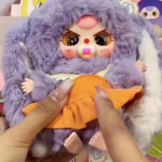 Baby Three Macaron Little Cute Bunny Series-V2 Plush Dolls Blind Box