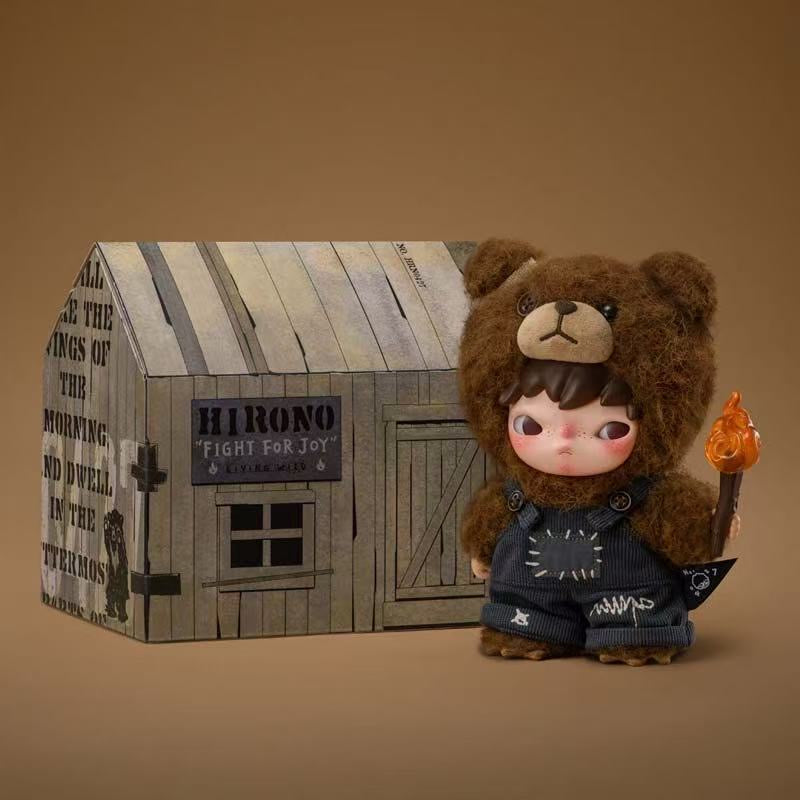 [Confirm Design] Hirono Living Wild Fight for joy Hanging Card Plush Dolls