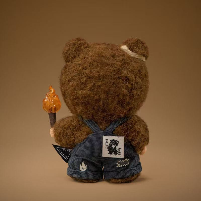 [Confirm Design] Hirono Living Wild Fight for joy Hanging Card Plush Dolls