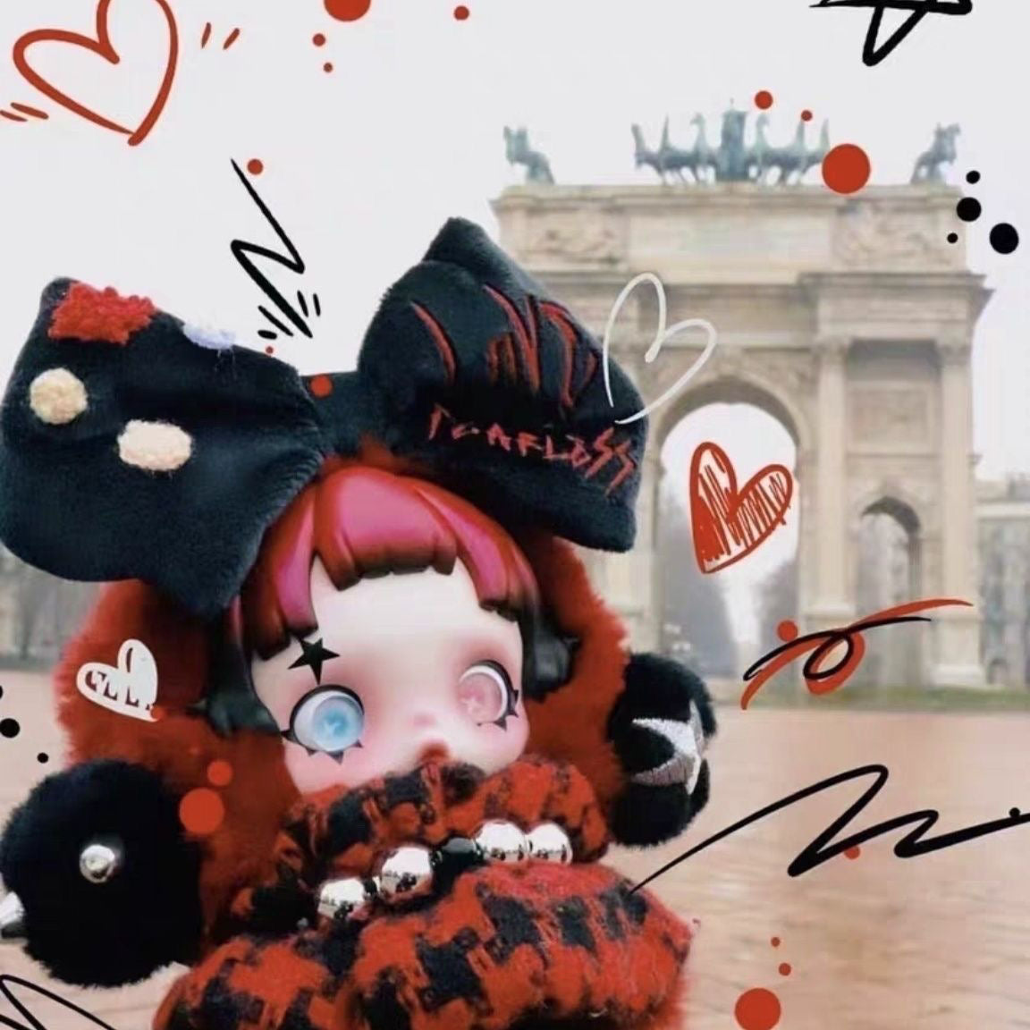 Skullpanda Europe Exclusive Plush Vinyl Figure