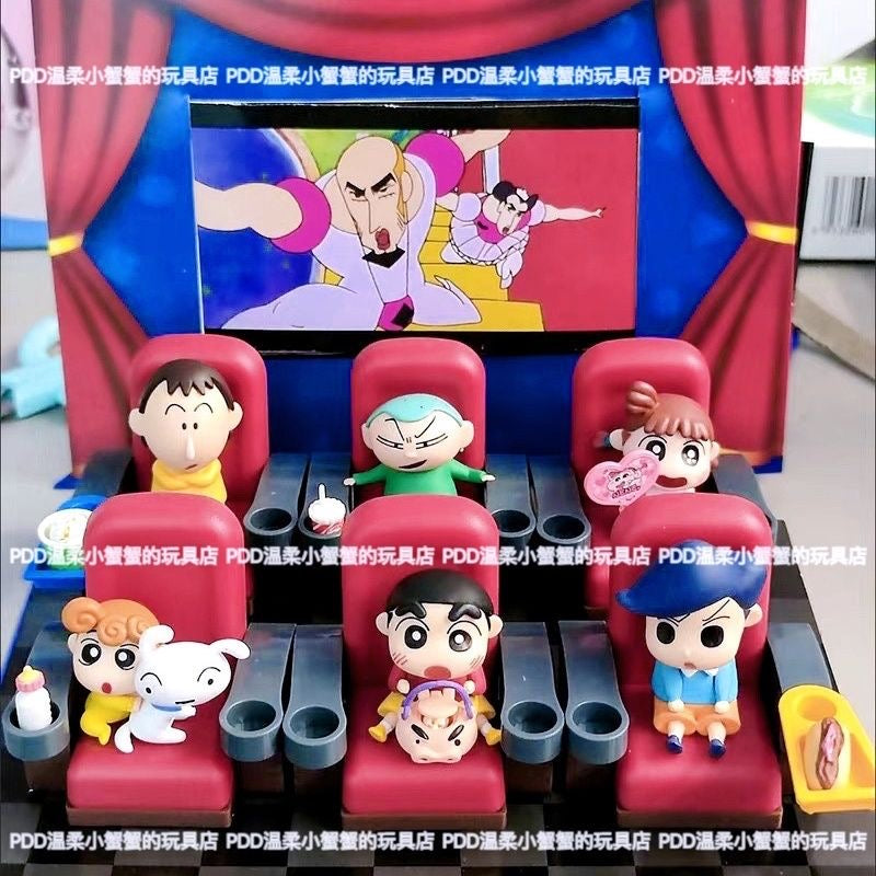 Japan Re-Ment Crayon Shin-chan Movie Theater Blind Box – Nohara Family Series
