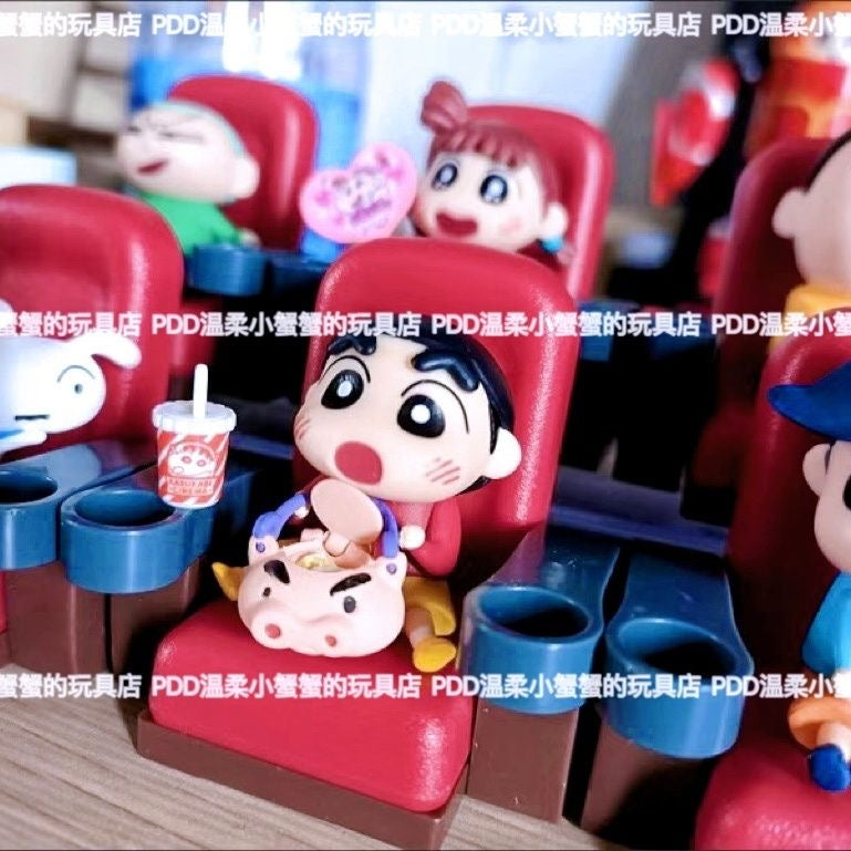 Japan Re-Ment Crayon Shin-chan Movie Theater Blind Box – Nohara Family Series