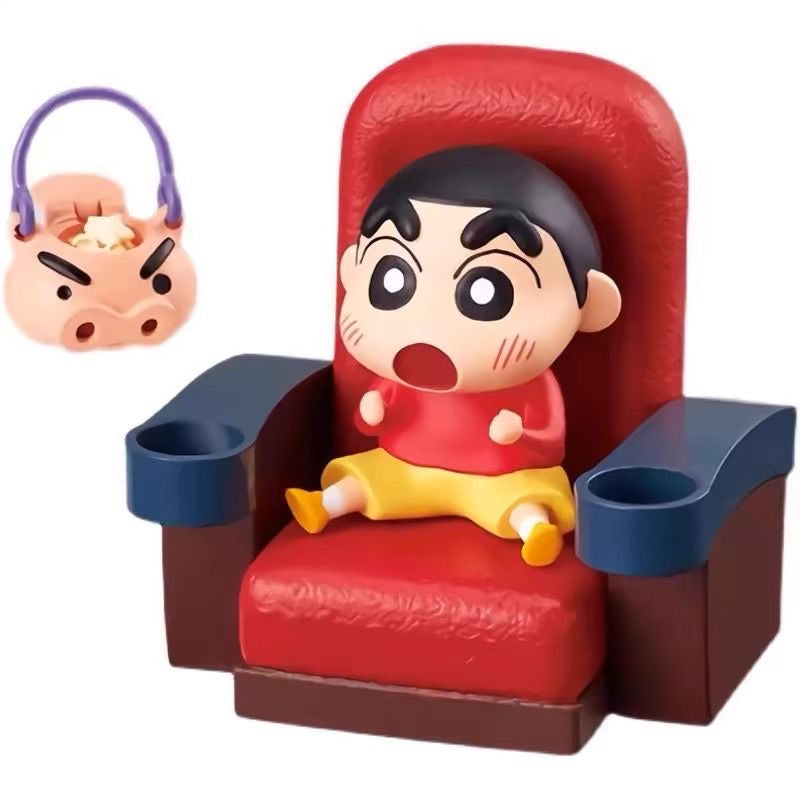 Japan Re-Ment Crayon Shin-chan Movie Theater Blind Box – Nohara Family Series