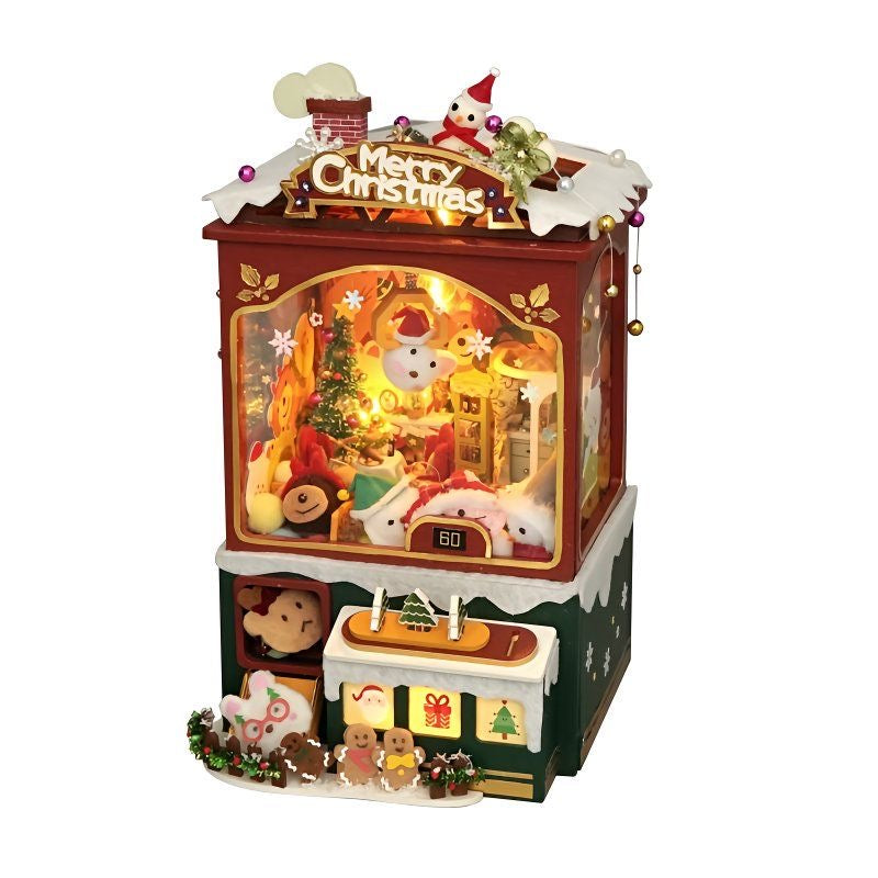 🎄 Christmas DIY Creative Assembly House Model Gift | Handmade Miniature Kit for Holiday Decoration & Surprise