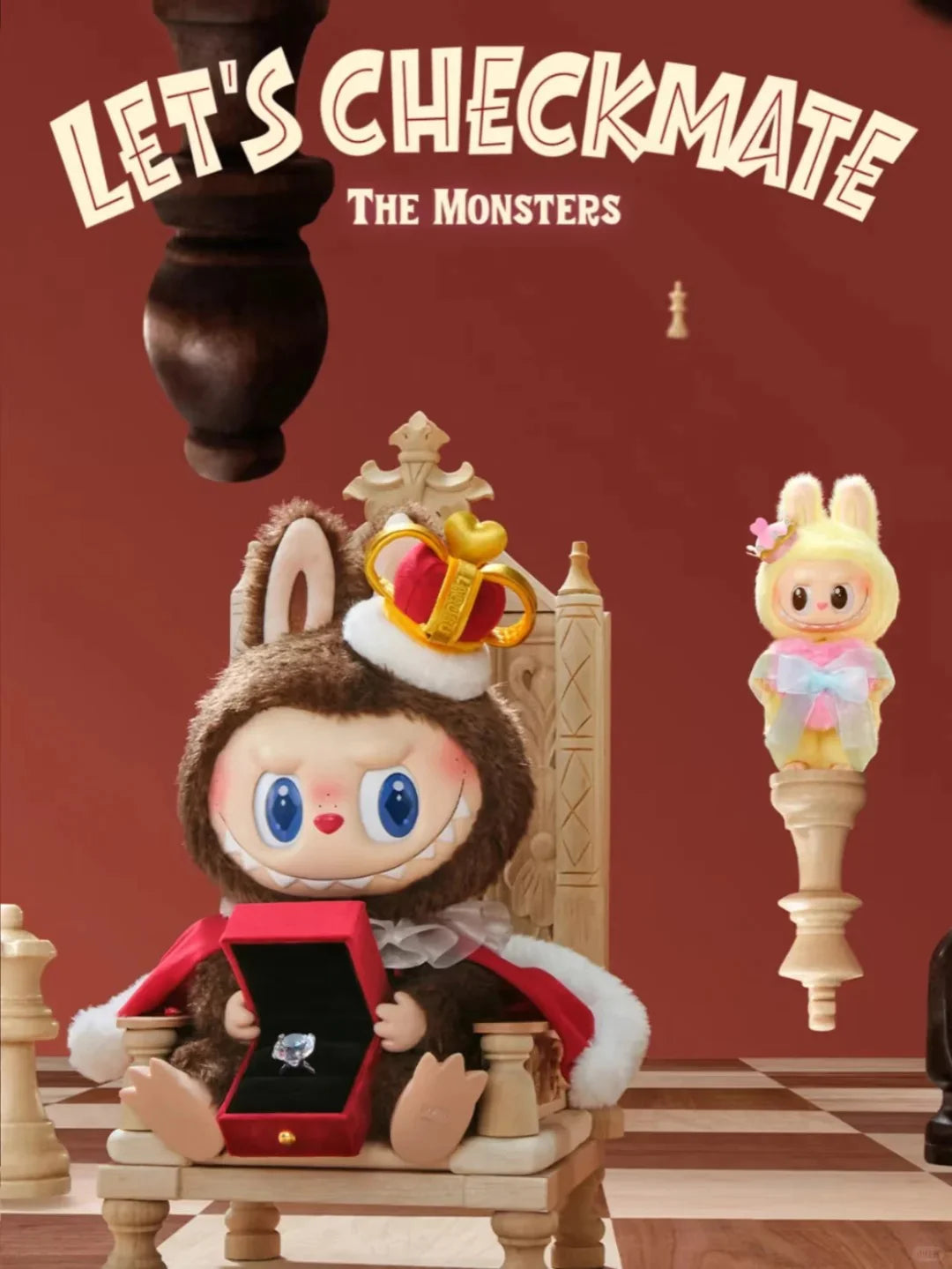 [Confirm Designn] LABUBU the monsters Chess Adventure Series Plush