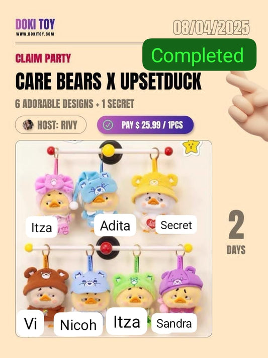 [Claim Party] Dropping upset duck x carebear CP1