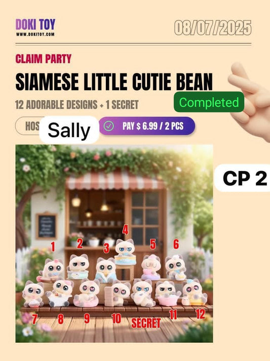 [Claim Party]  Siamese Little Cutie Bean CP2
