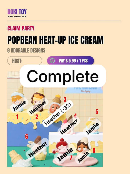 [Claim Party] POP BEAN Heat-up Ice- Cream CP1